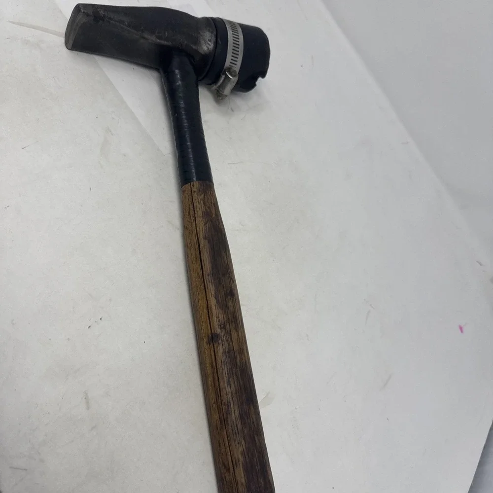 Vintage & Rare KEN TOOL Tire Hammer ~‎ T-11-R ~ Pat. Pend. ~ Wooden Handle 15+
